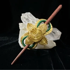 Flower hair stick