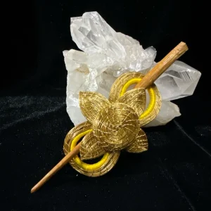 Flower hair stick