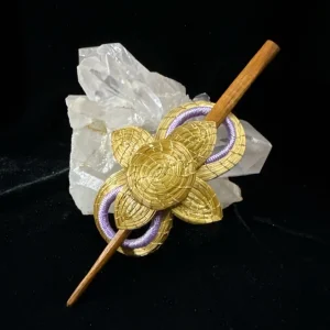 Flower hair stick