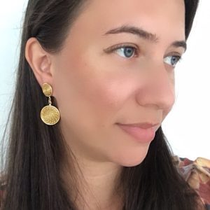 Double mandala earrings