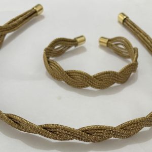 Braided headband & bracelet set