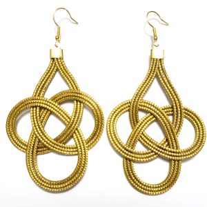 Figure-eight earrings